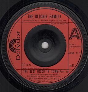 Ritchie Family - Best Disco In Town - 7 Inch