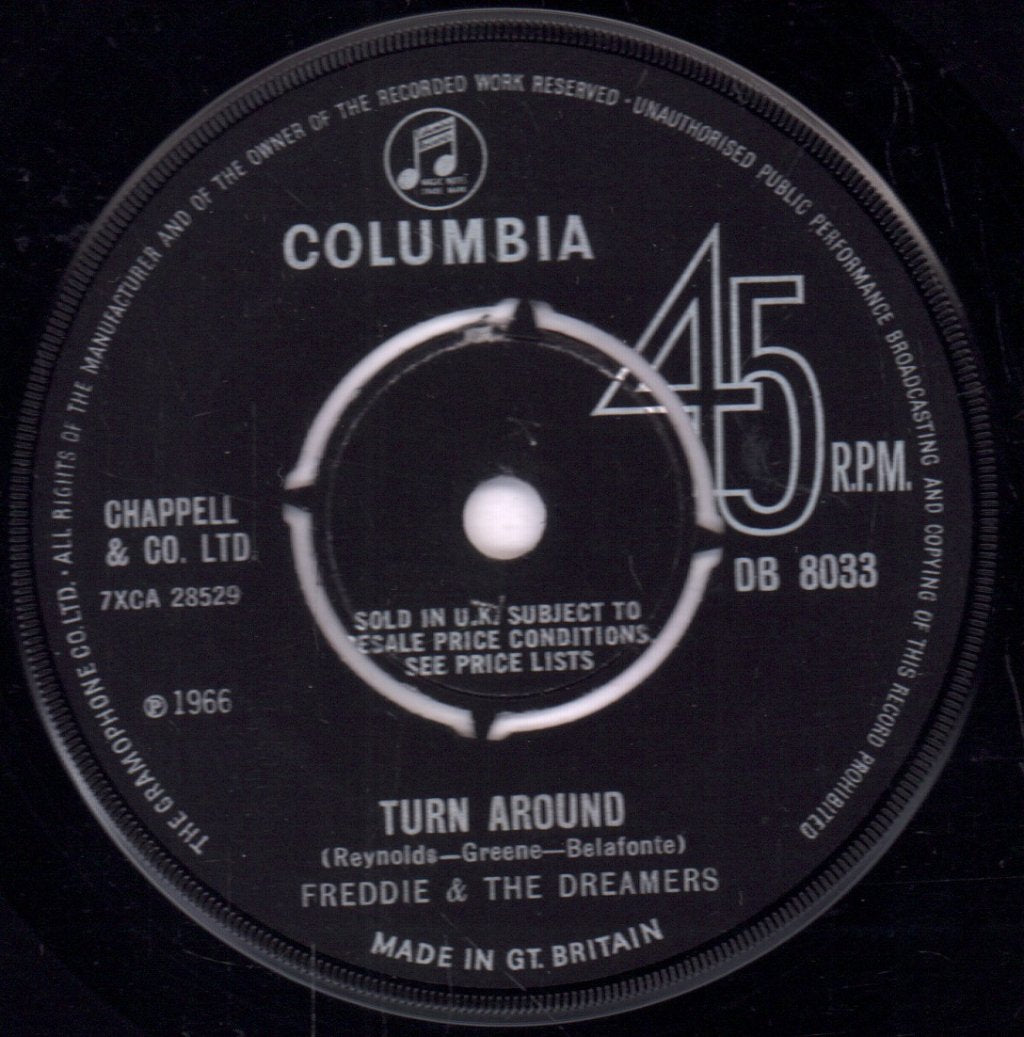 Freddie And The Dreamers - Turn Around - 7 Inch