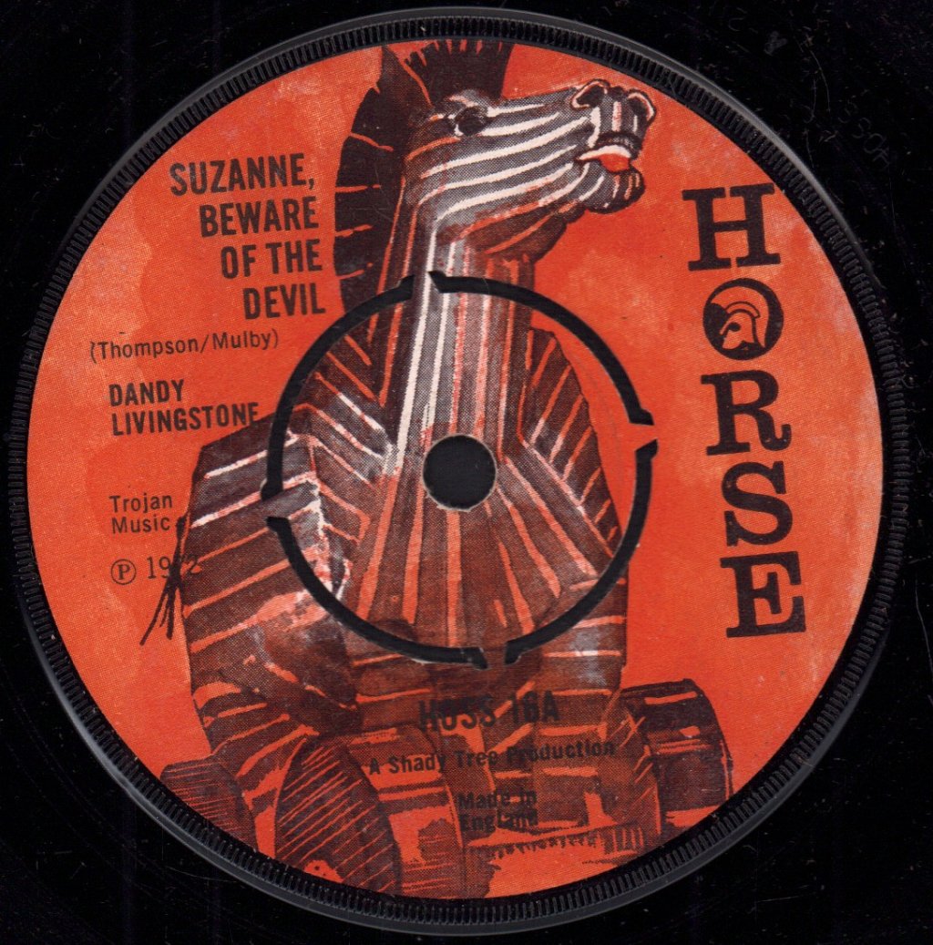 Dandy Livingstone - Suzanne Beware Of The Devil - 7 Inch