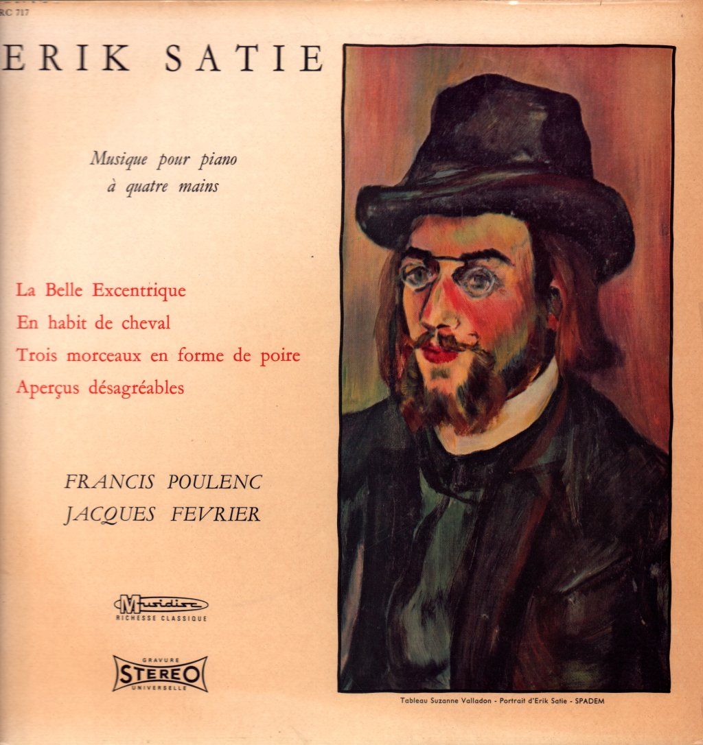 Erik Satie - Musique Pour Piano à Quatre Mains - Lp