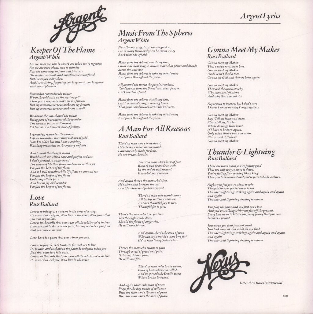Argent - Nexus - Lp
