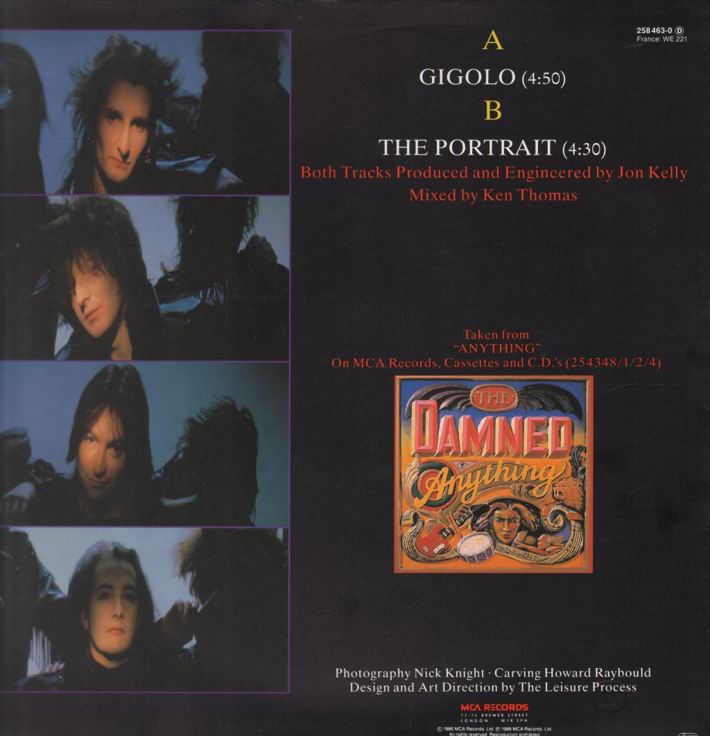 Damned - Gigolo - 12 Inch