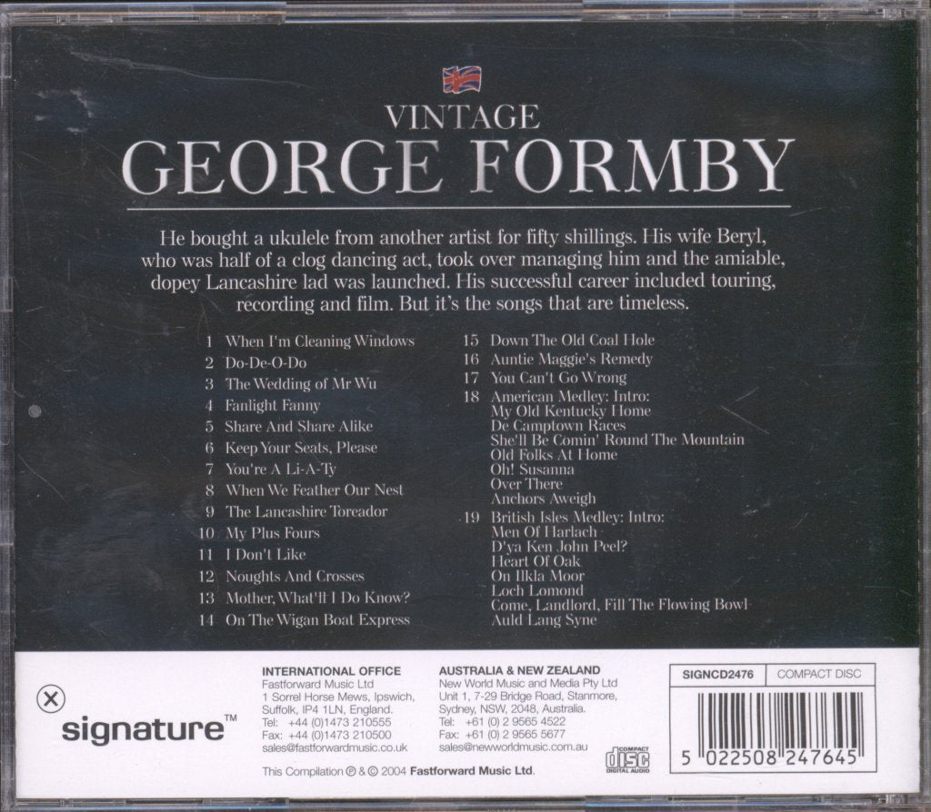 George Formby - Vintage George Formby - Cd
