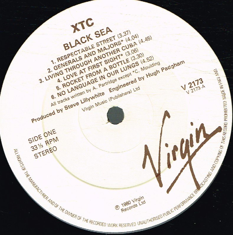 XTC - Black Sea - Lp