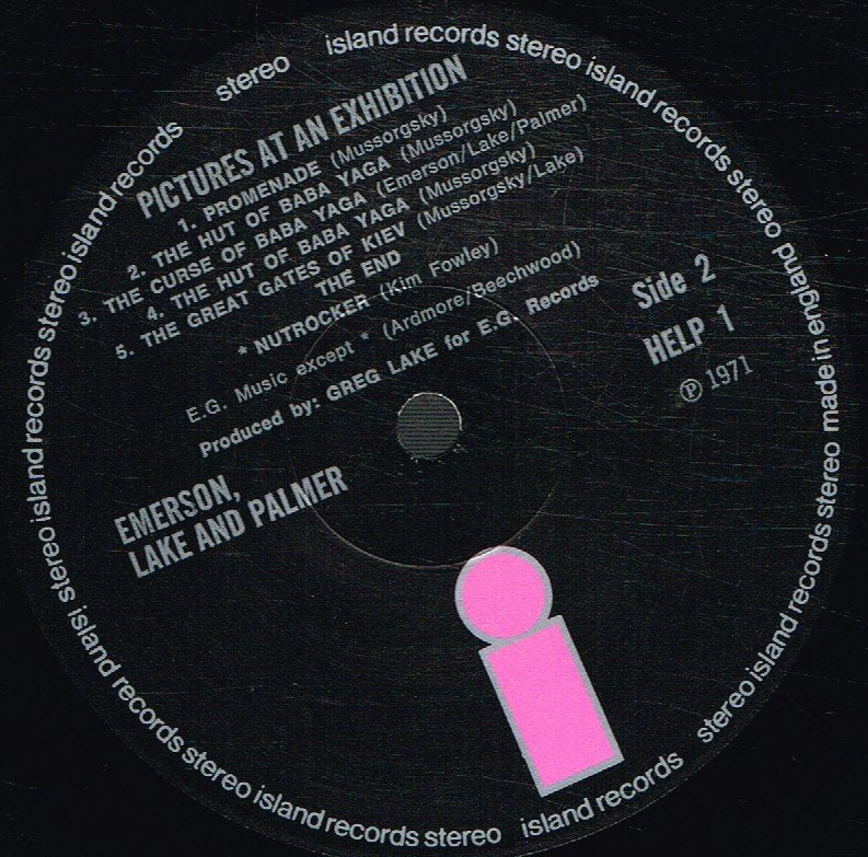 Emerson Lake And Palmer - Pictures At An Exhibition - Lp