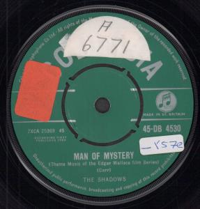 Shadows - Man Of Mystery - 7 Inch