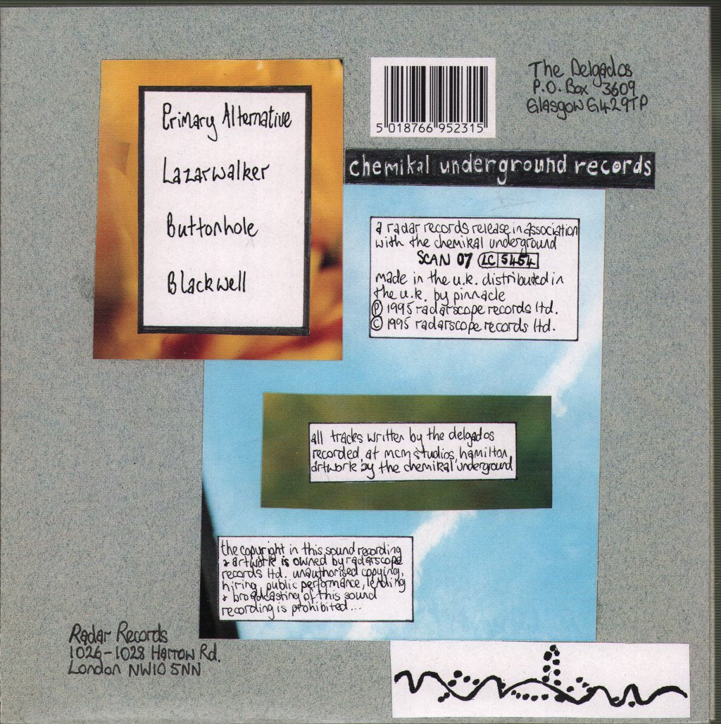 Delgados - Lazarwalker E.P. - 7 Inch