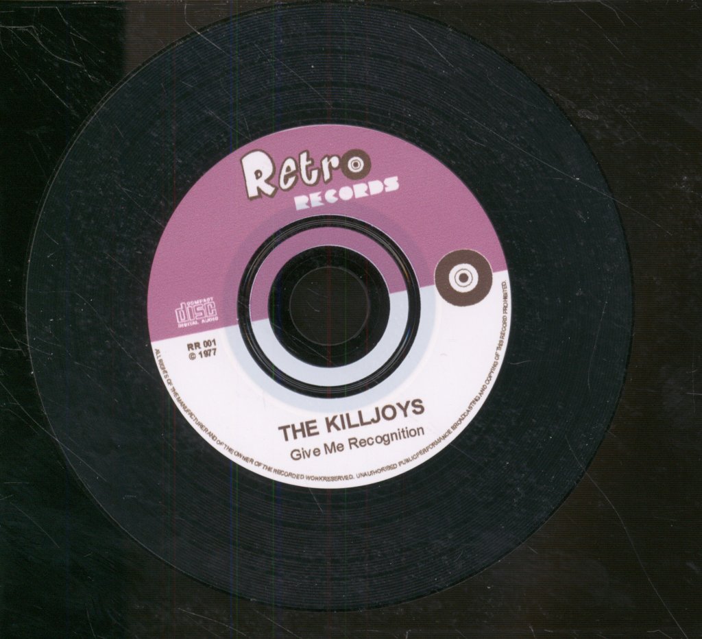 Killjoys (Uk Group Featuring Kevin Rowland) - Give Me Recognition - Cd