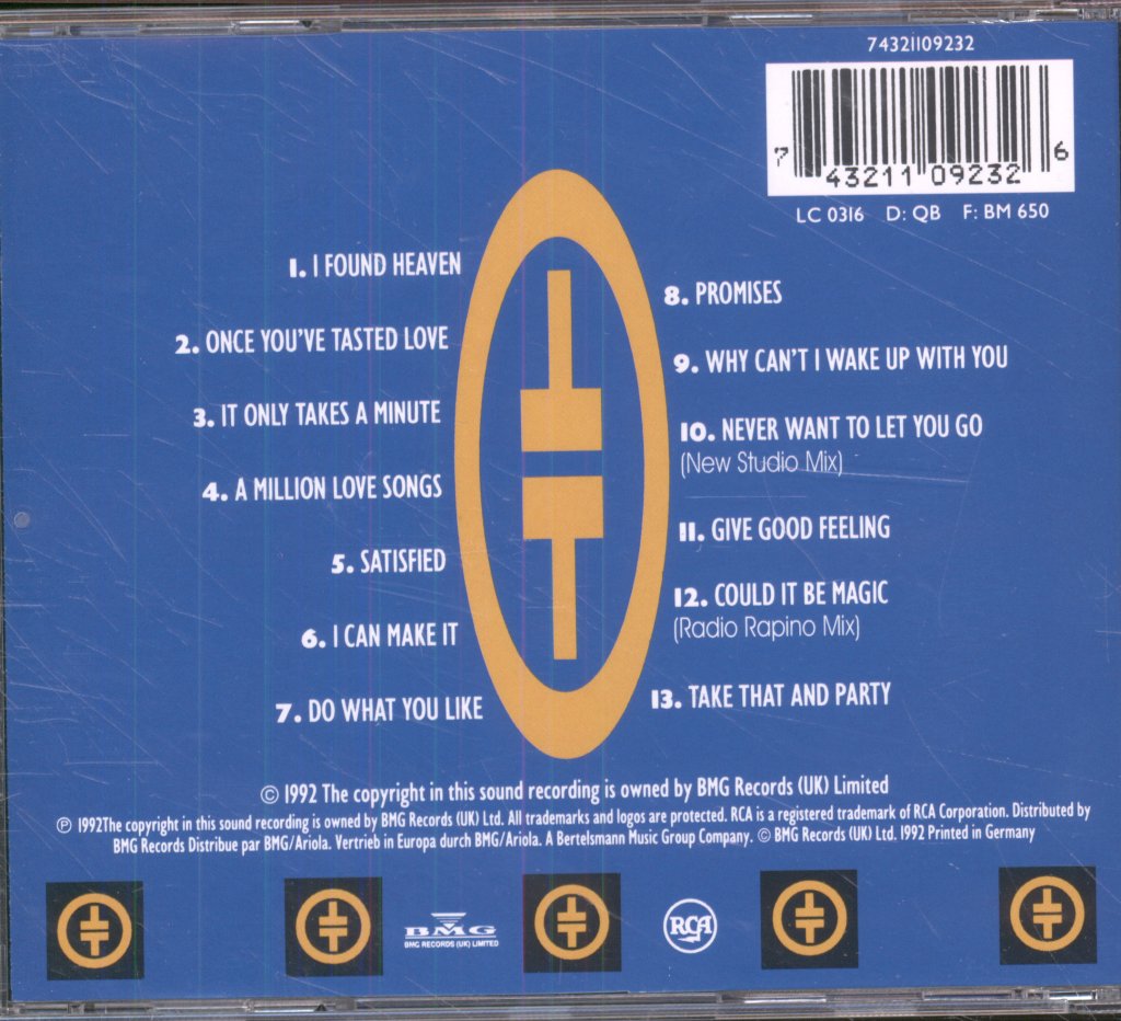 Take That - Take That & Party - Cd