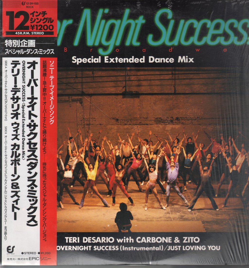Teri Desario with Carbone and Zito - Overnight Success - 12 Inch