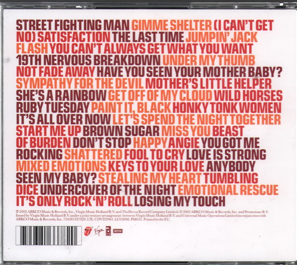 Rolling Stones - Forty Licks - Double Cd
