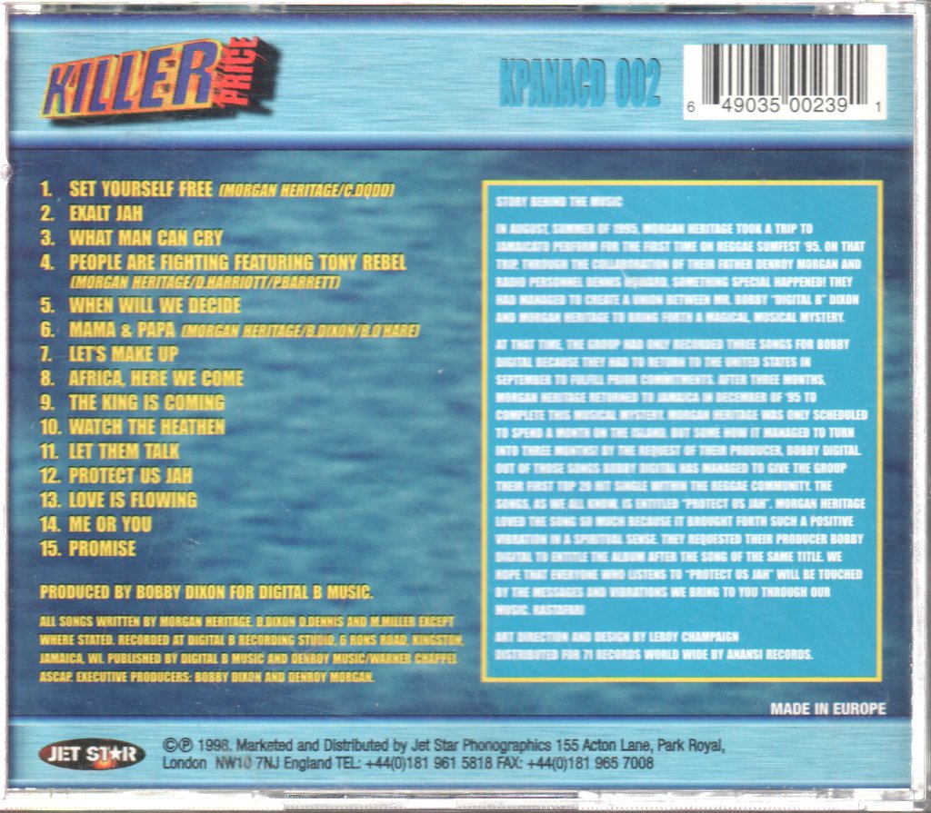 Morgan Heritage - Protect Us Jah - Cd