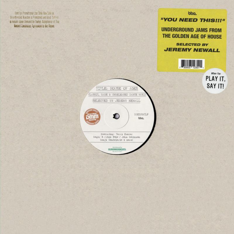 House Of Ages - House of Ages Selected By Jeremy Newall - Double Lp