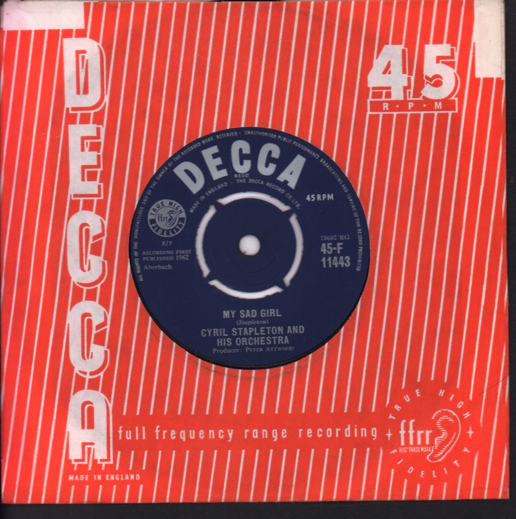 Cyril Stapleton And His Orchestra - Afrikaan Beat - 7 Inch