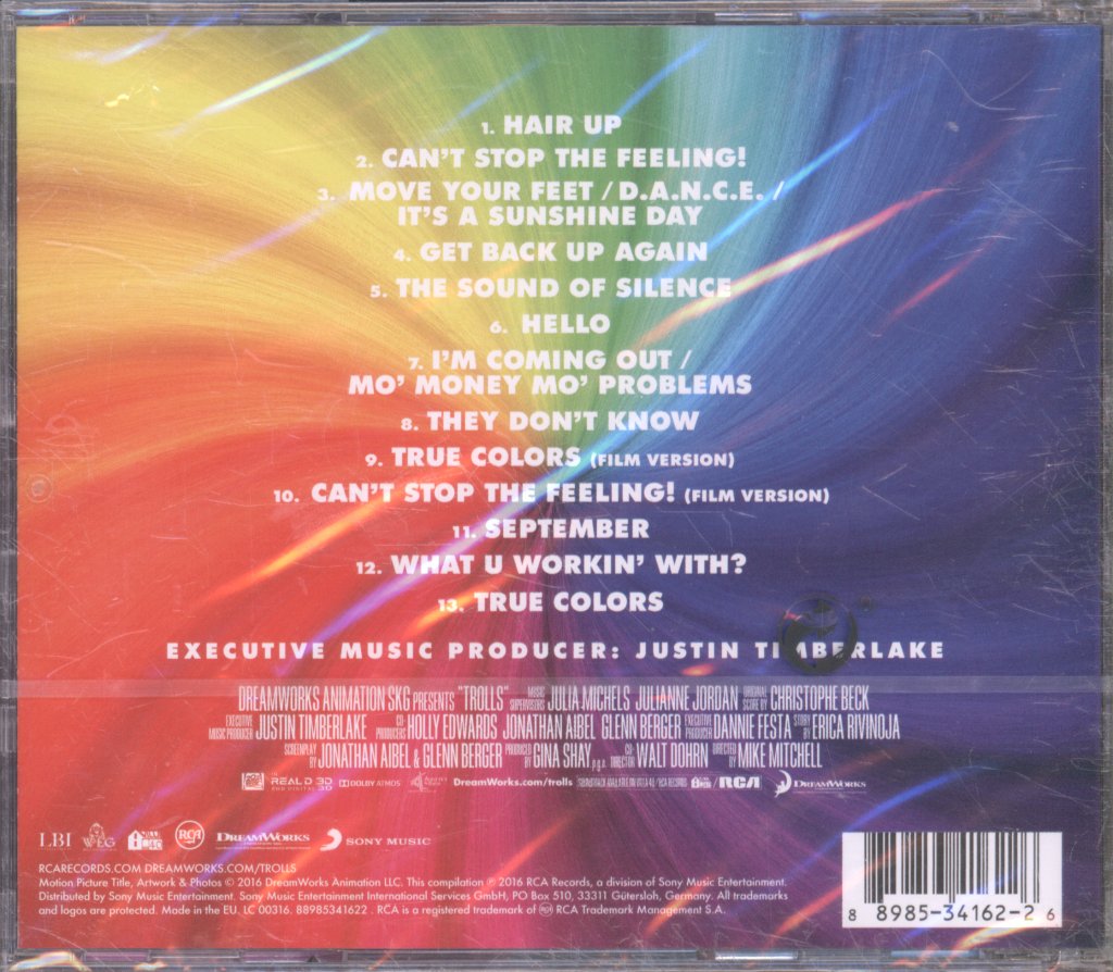 Various Artists - Trolls (Original Motion Picture Soundtrack) - Cd