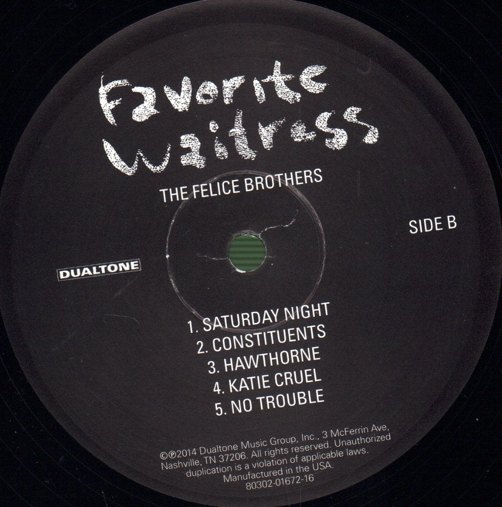 Felice Brothers - Favorite Waitress - Double Lp