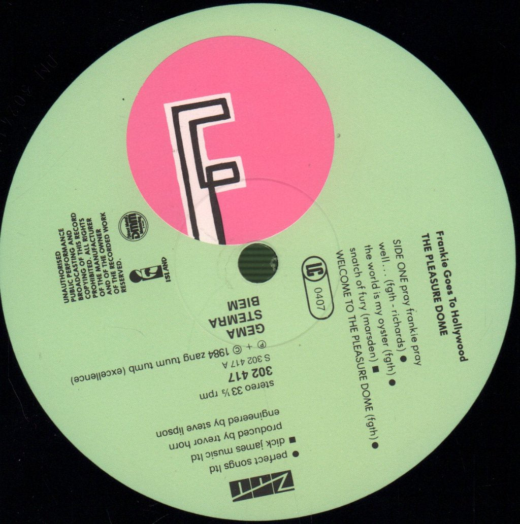 Frankie Goes To Hollywood - Welcome To The Pleasuredome - Double Lp