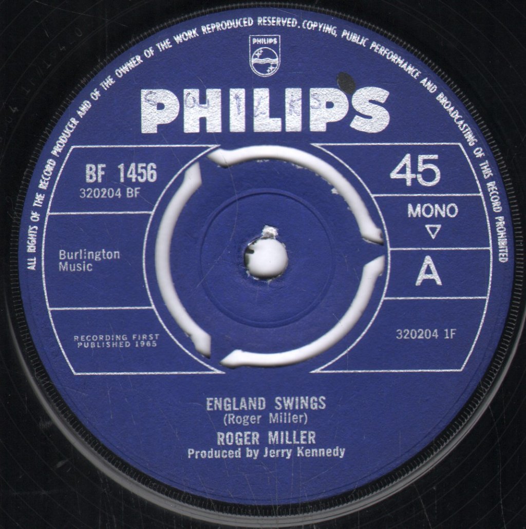 Roger Miller (Country) - England Swings - 7 Inch