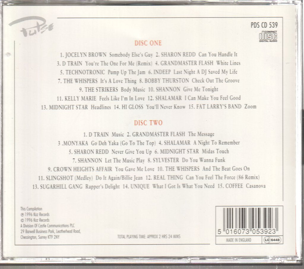 Various Artists - 80's Dance Groove (Can You Handle It) - Double Cd