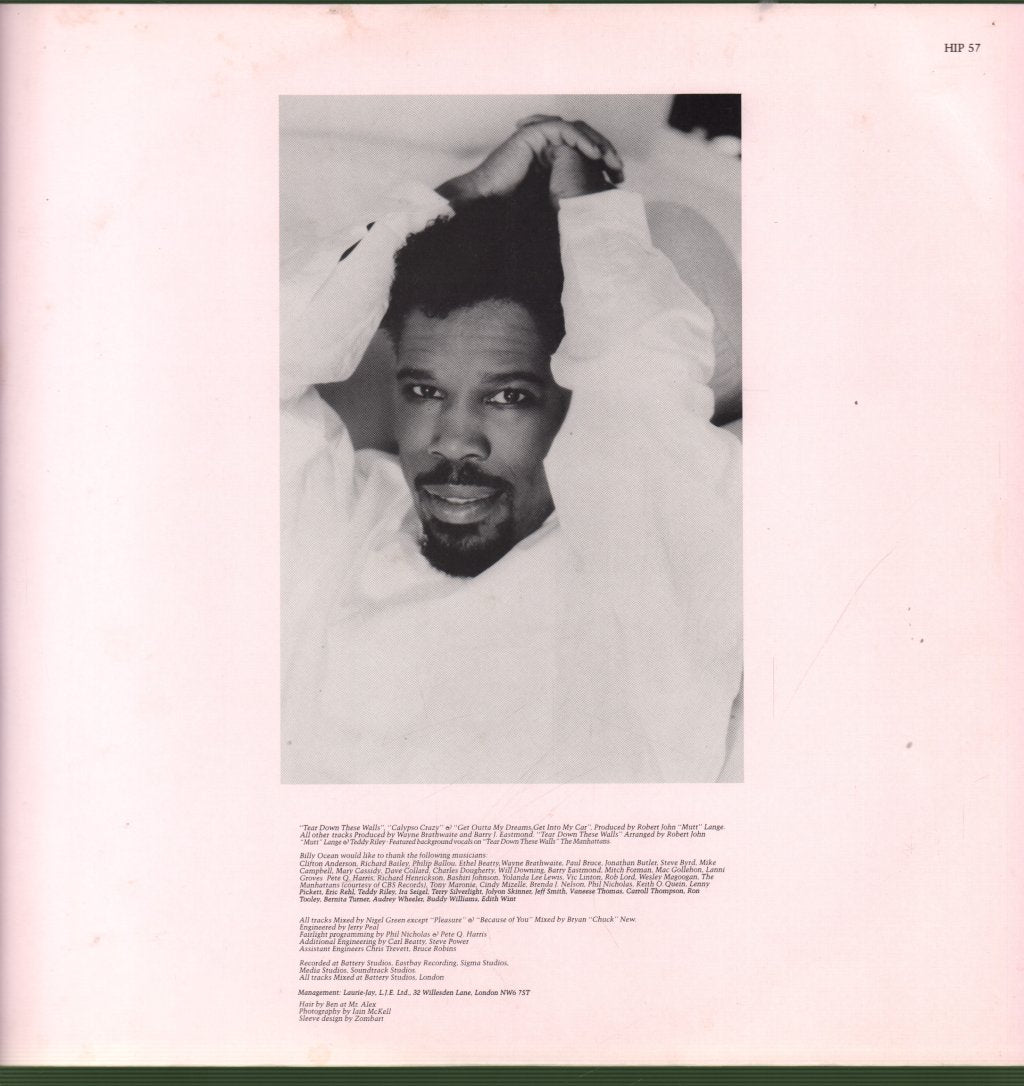Billy Ocean - Tear Down These Walls - Lp