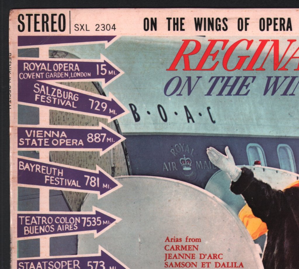 Regina Resnik - On The Wings Of Opera - Lp