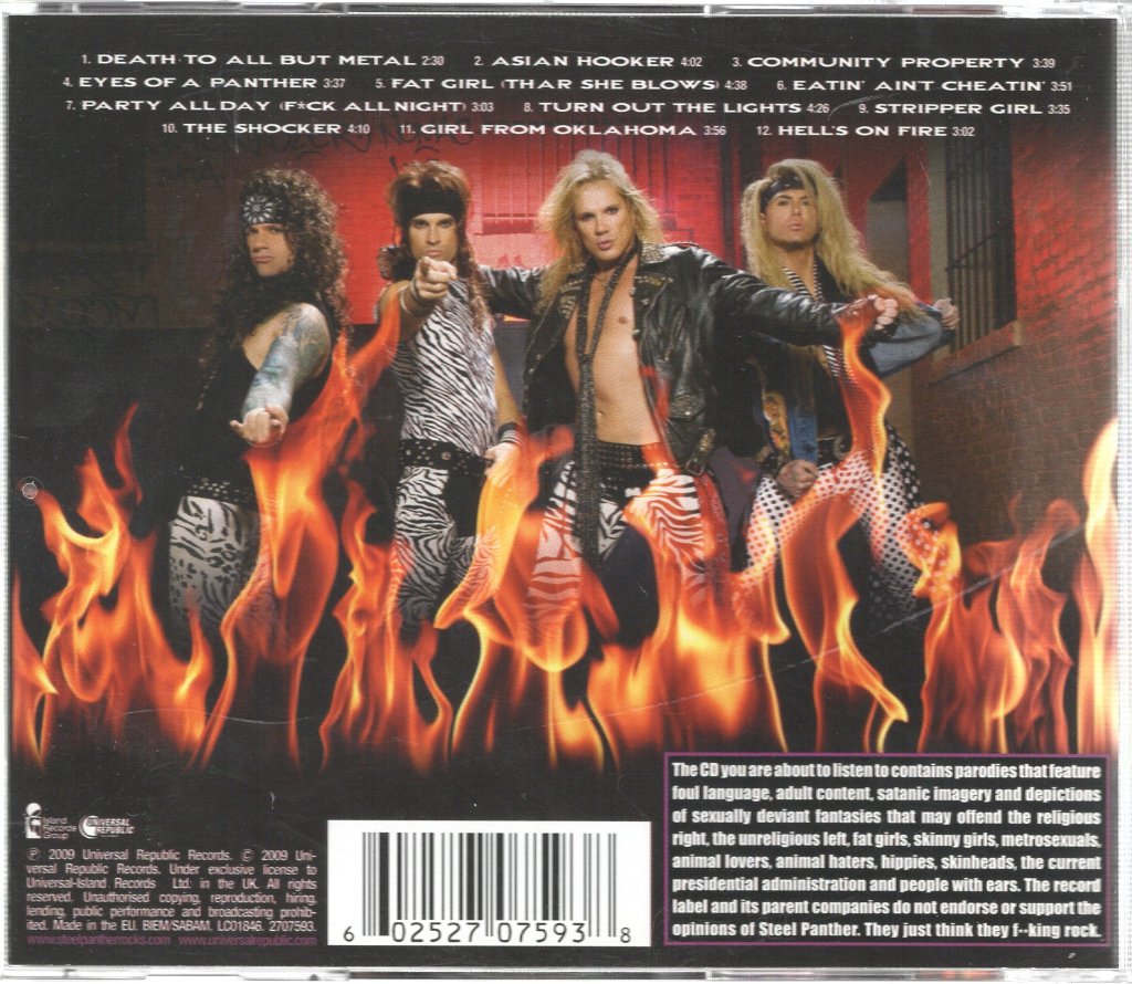 Steel Panther - Feel The Steel - Cd