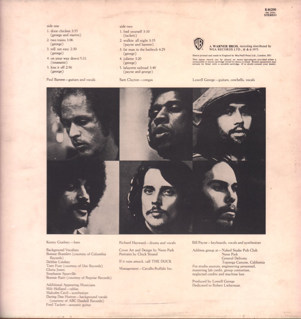 Little Feat - Dixie Chicken - Lp