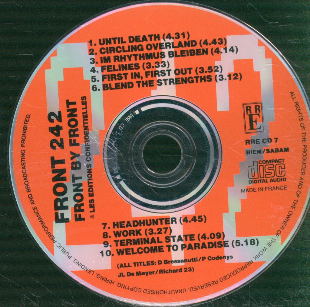 Front 242 - Front By Front - Cd