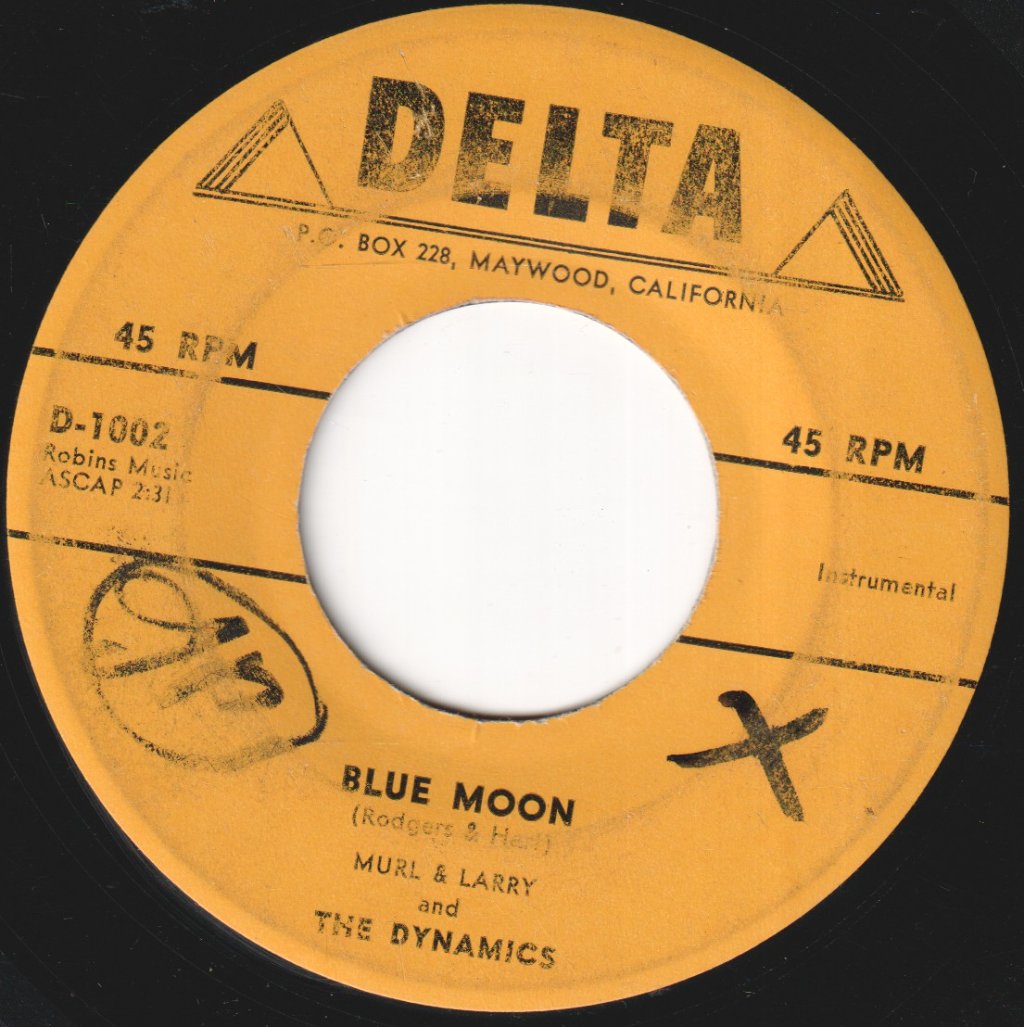 Murl & Larry And The Dynamics - Blue Moon - 7 Inch