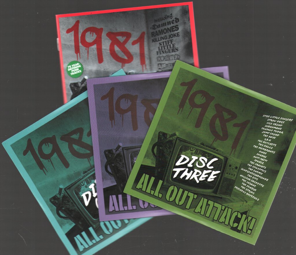 Various Artists - 1981 All Out Attack! - Cd Set