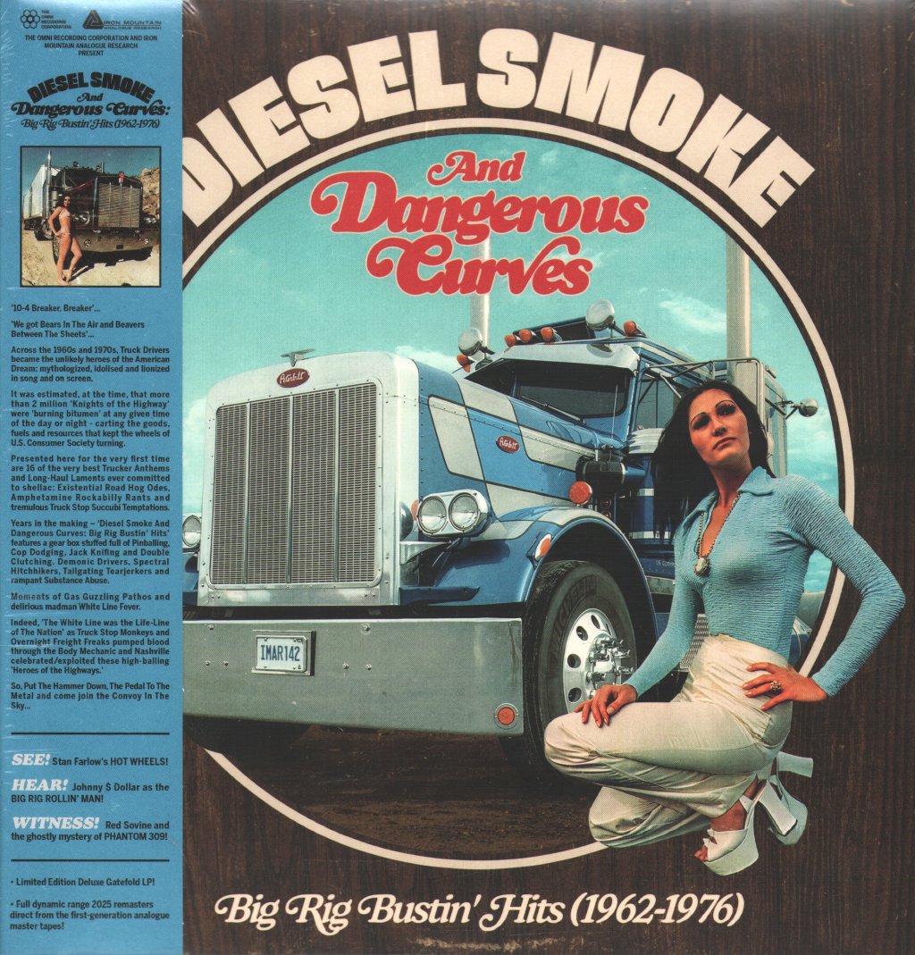 Various Artists - Diesel Smoke And Dangerous Curves: Big Rig Bustin' Hits (1962-1976) - Lp