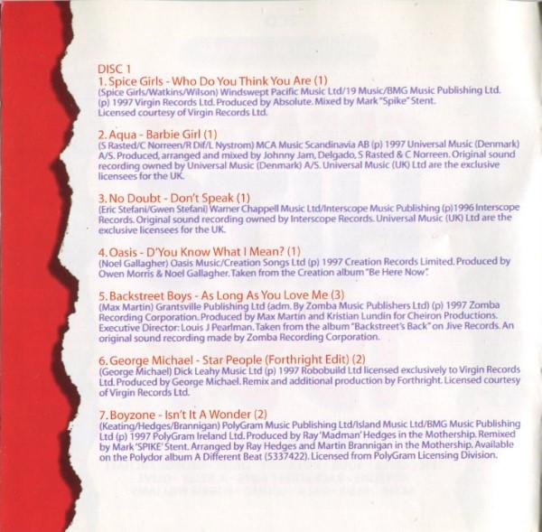 Various - Greatest Hits Of 1997 - Double Cd