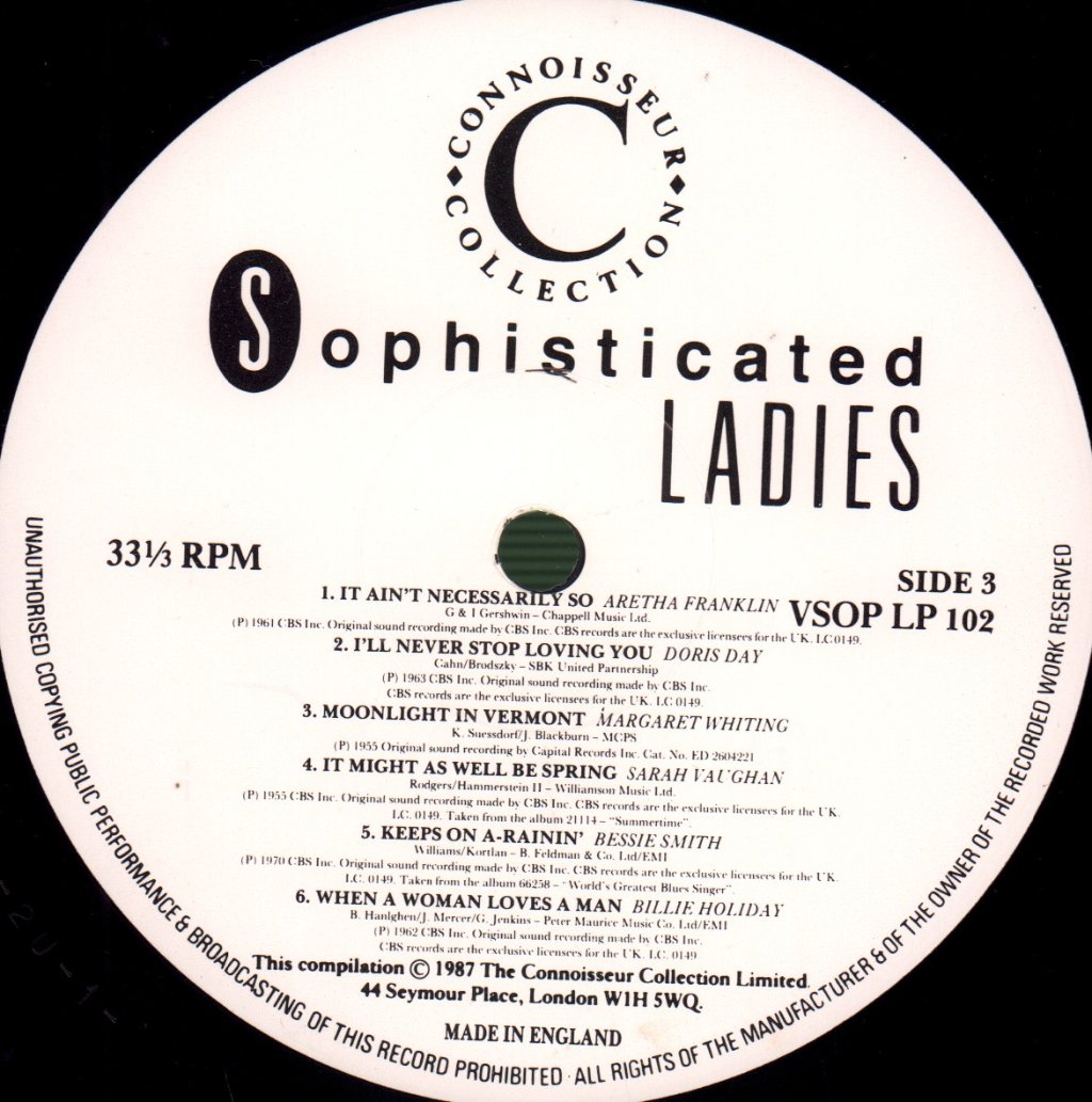 Various Artists - Sophisticated Ladies - Double Lp