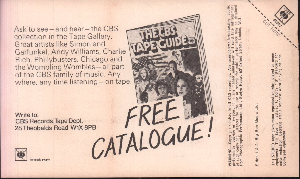 Bob Dylan - Blood On The Tracks - Cassette