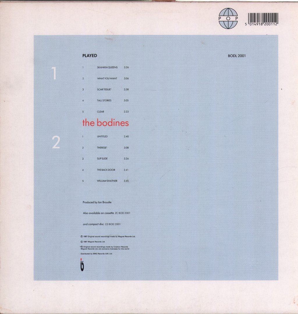 Bodines - Played - Lp