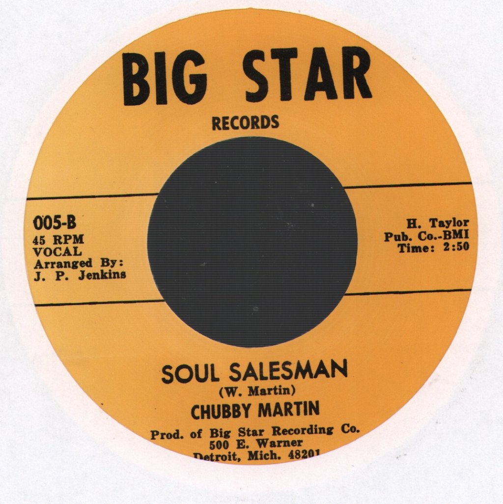 Chubby Martin - Soul Salesman - 7 Inch