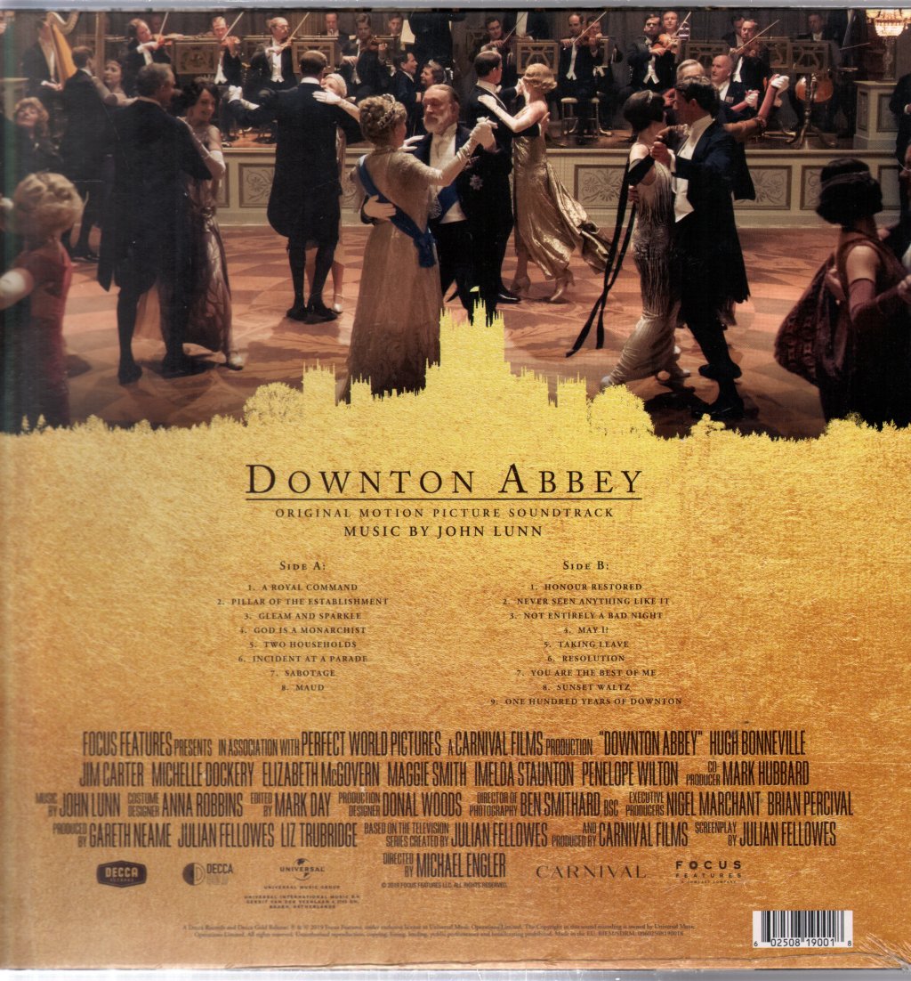 John Lunn - Downton Abbey Original Motion Picture Soundtrack - Lp