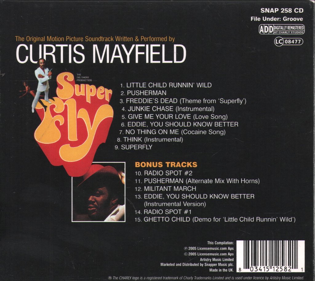Curtis Mayfield - Superfly (The Original Motion Picture Soundtrack) - Cd
