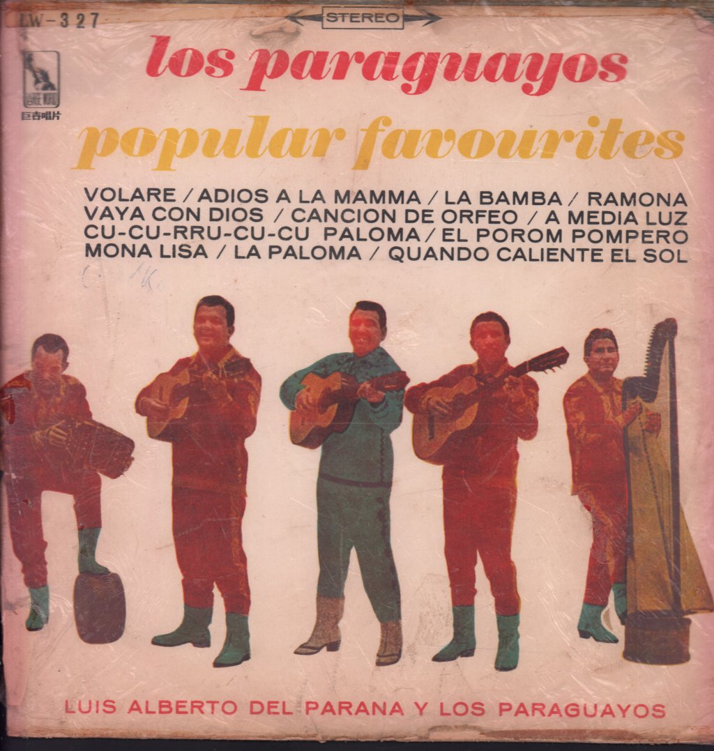 Luis Alberto Del Parana Y Los Paraguayos - Los Paraguayos - Popular Favourites - Lp