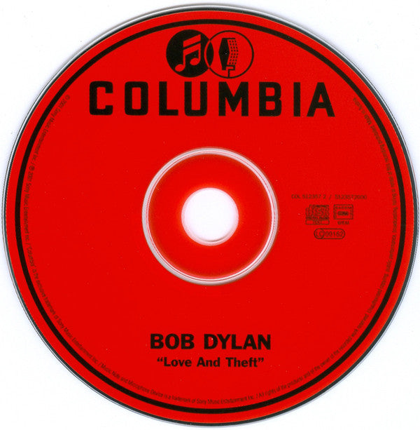 Bob Dylan - "Love And Theft" - Cd