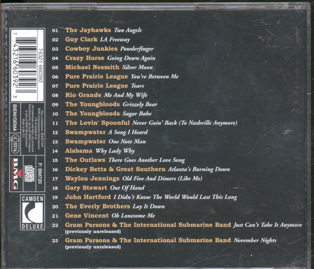 Various Artists - Fallen Angels - Legendary Country Rock Recordings - Cd