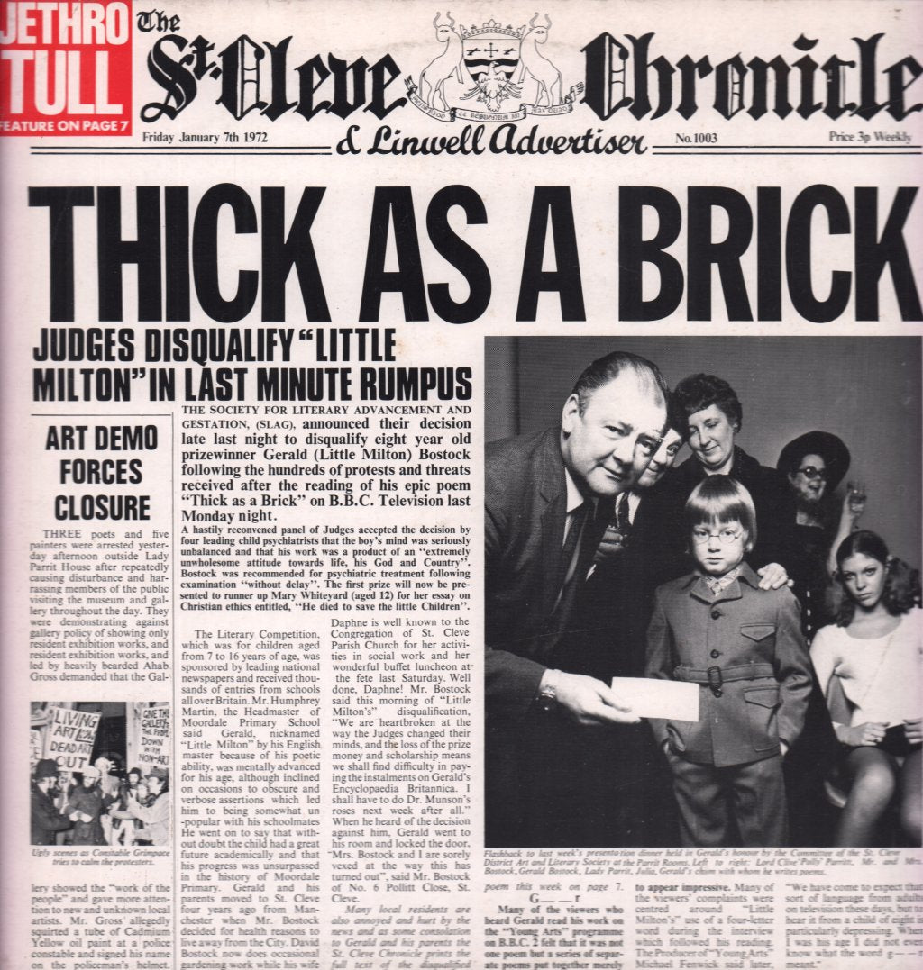 Jethro Tull - Thick As A Brick - Lp