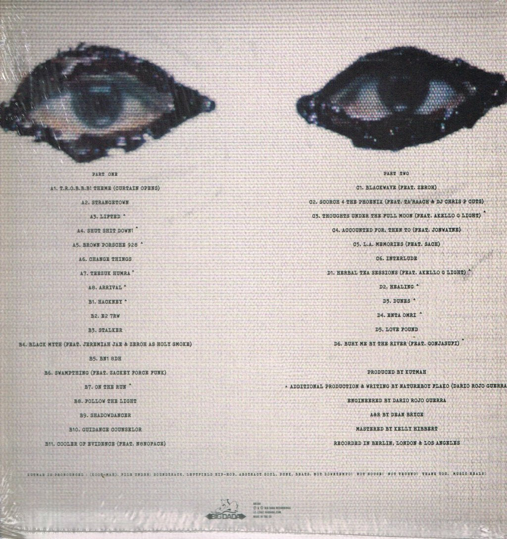 Kutmah - Trobbb! Soundtrack To The Film - Double Lp