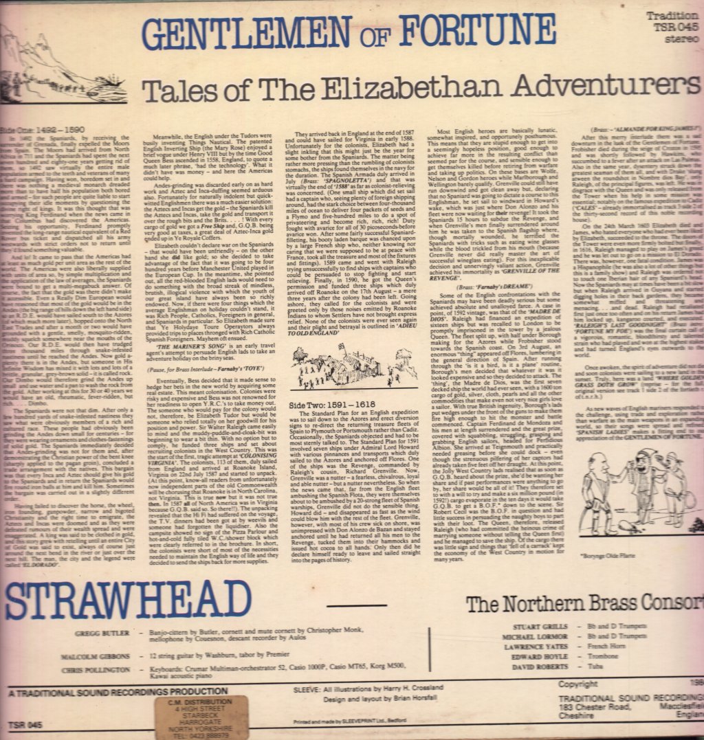 Strawhead - Gentlemen Of Fortune - Lp