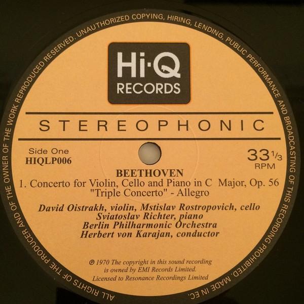 Berliner Philharmoniker - Beethoven Triple Concerto - Lp