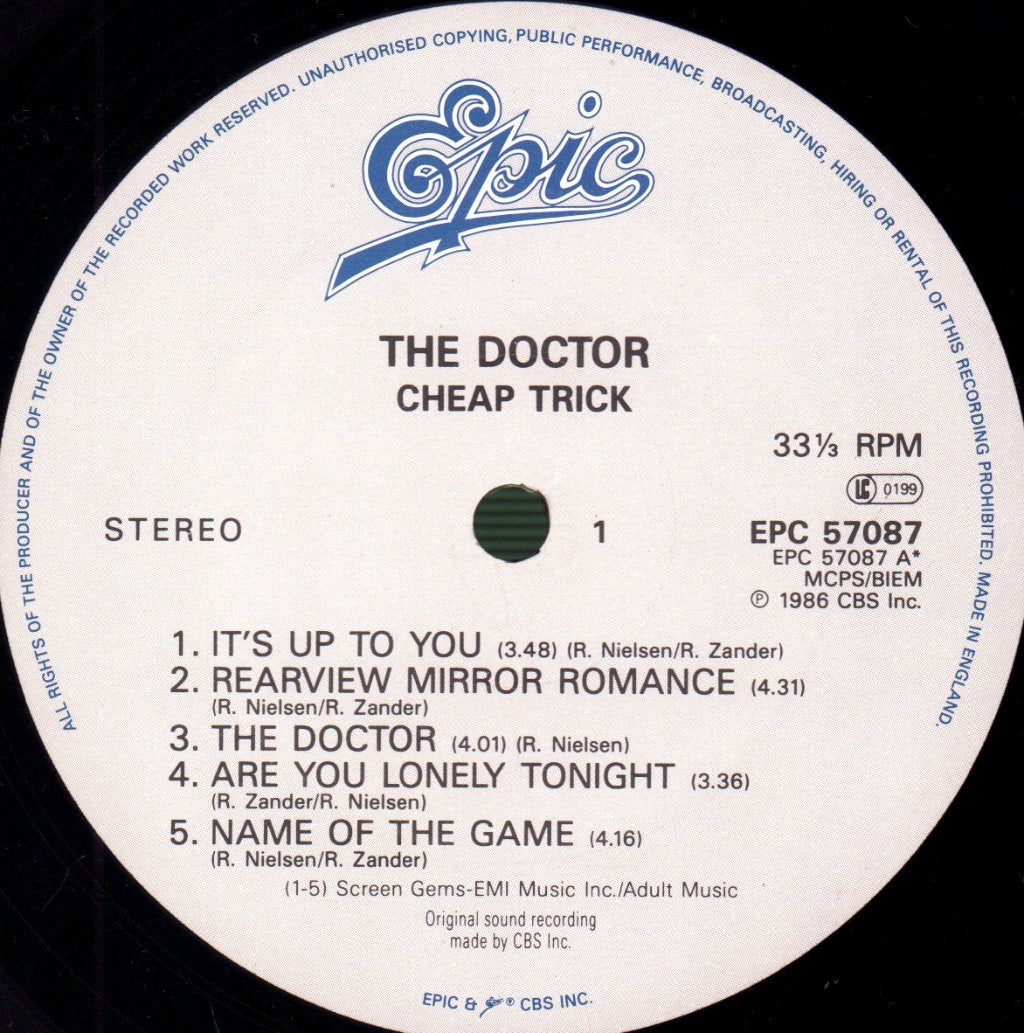 Cheap Trick - Doctor - Lp