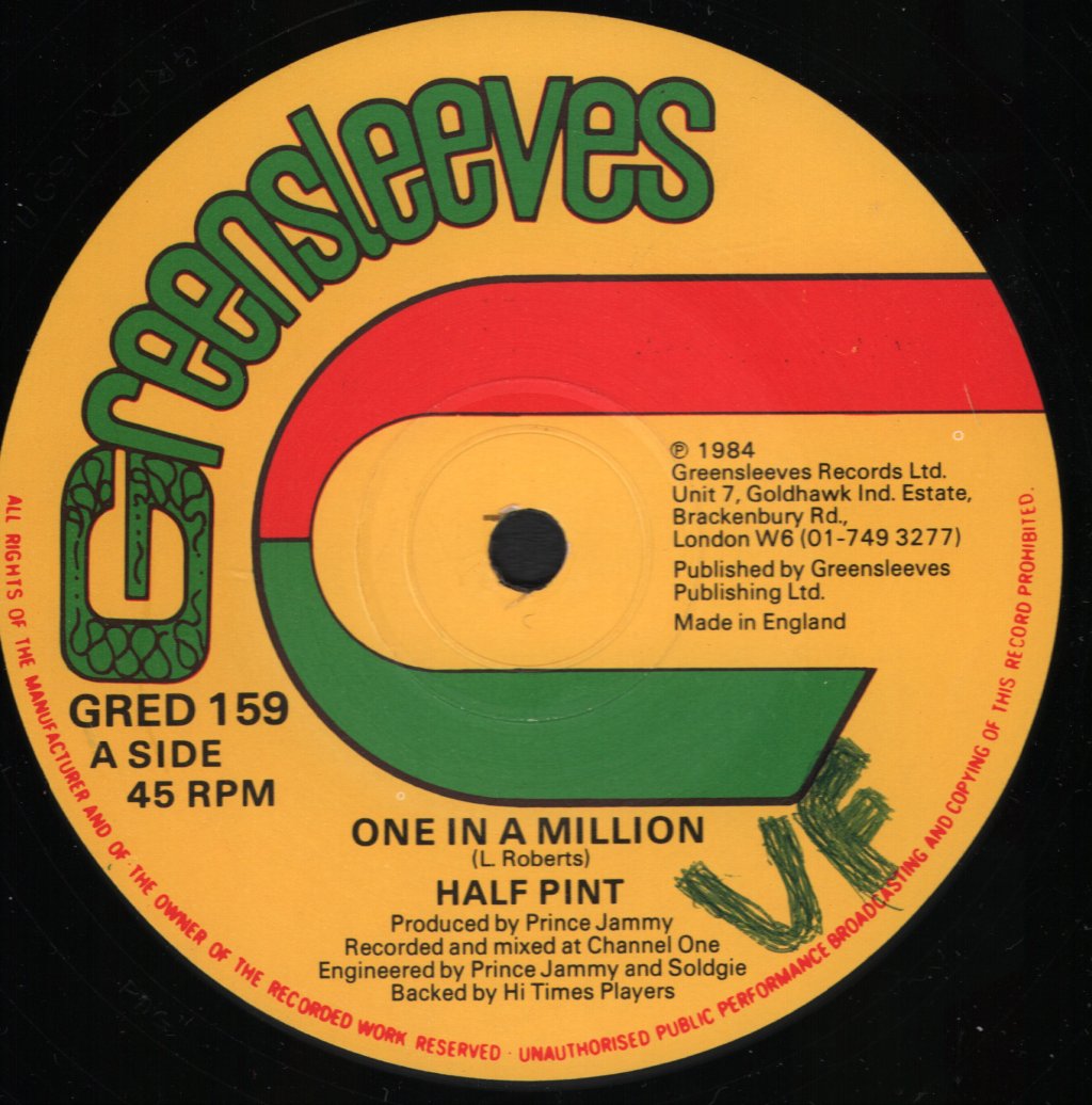 Half Pint - One In A Million - 12 Inch