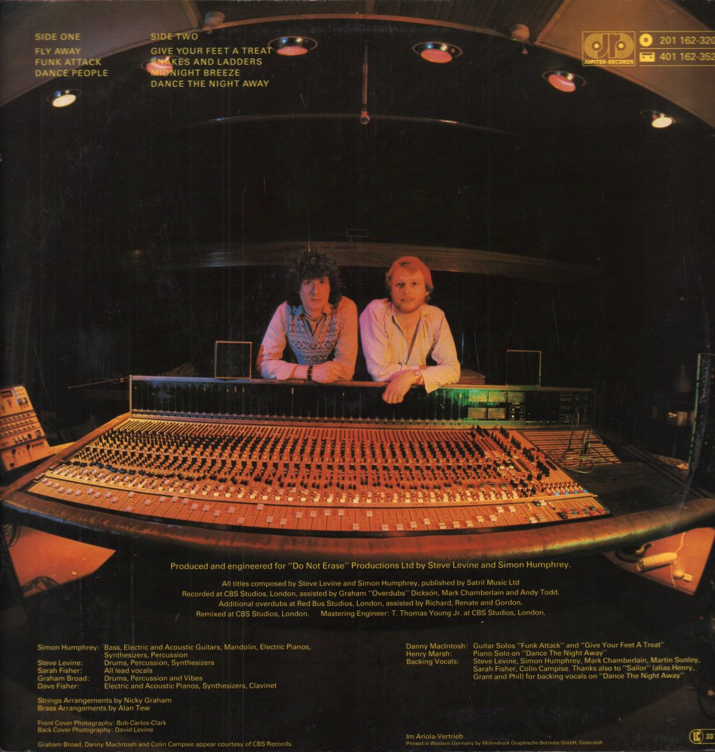 Dance People - Fly Away - Lp
