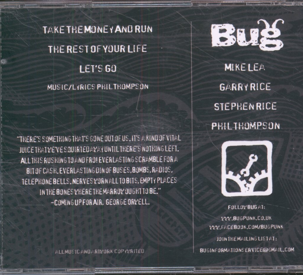Bug - Take The Money And Run EP - Cd
