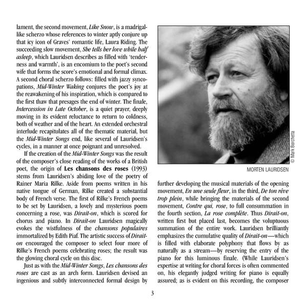 Morten Lauridsen - Nocturnes - Cd